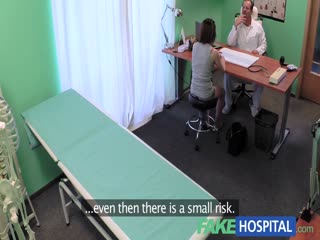 Patient bitch slut ridding doctor's hard cock