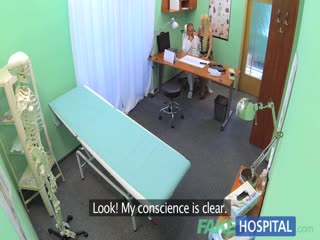 fakehospital sexy suspicious doctors wife has hot sex