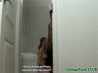 Busty college teen pleasures two boyfriends - HD Film